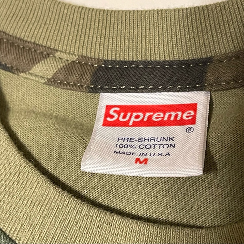 Supreme Cheese Tshirt (Camo) View 3